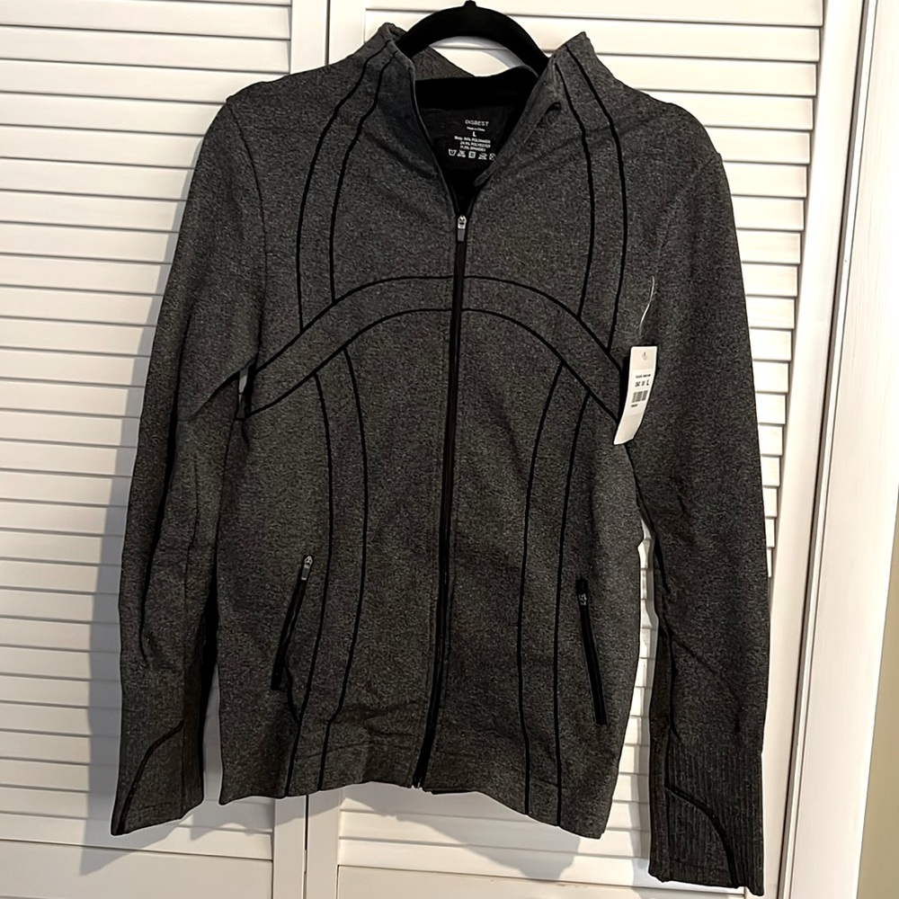 NWT Disbest Fitted Athletic/Yoga Jacket